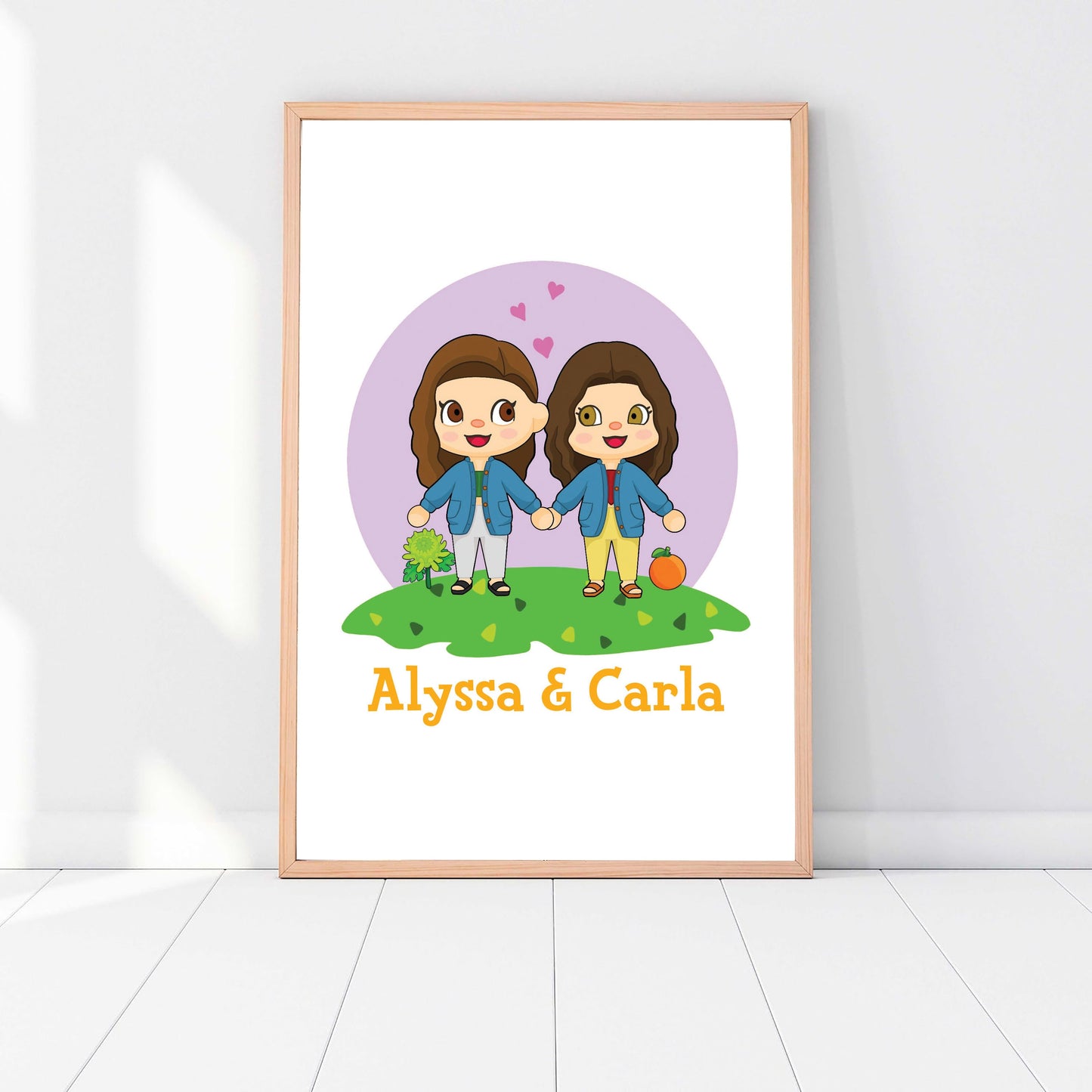 Animal Crossing Portrait, Custom Portrait for Couples and Friends, ACNH, Gift for Gamer, Wedding Gift, Animal Crossing New Horizons Art