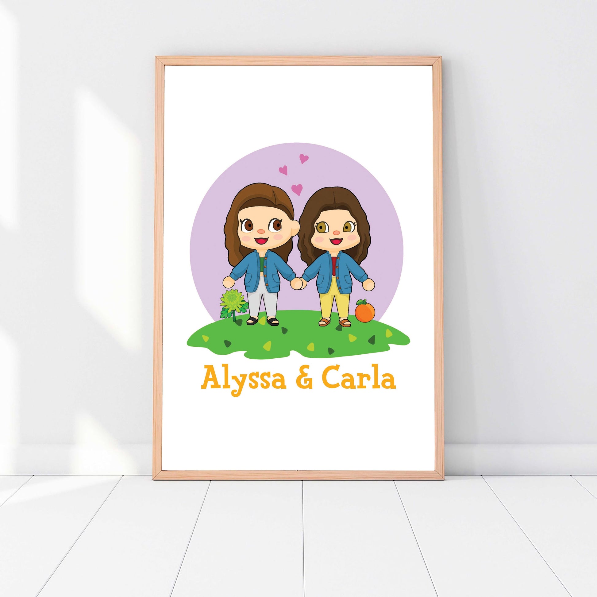 Animal Crossing Portrait, Custom Portrait for Couples and Friends, ACNH, Gift for Gamer, Wedding Gift, Animal Crossing New Horizons Art